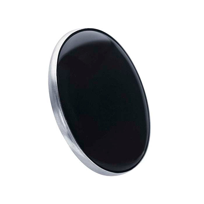 Sterling Silver 40 x 30mm Oval Bezel Cup Setting