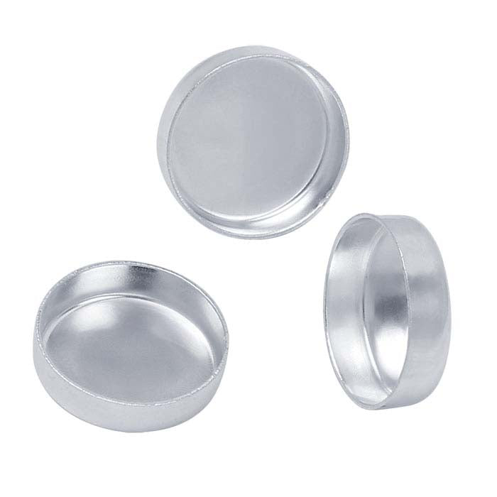 Sterling Silver Round Bezel Cup Setting