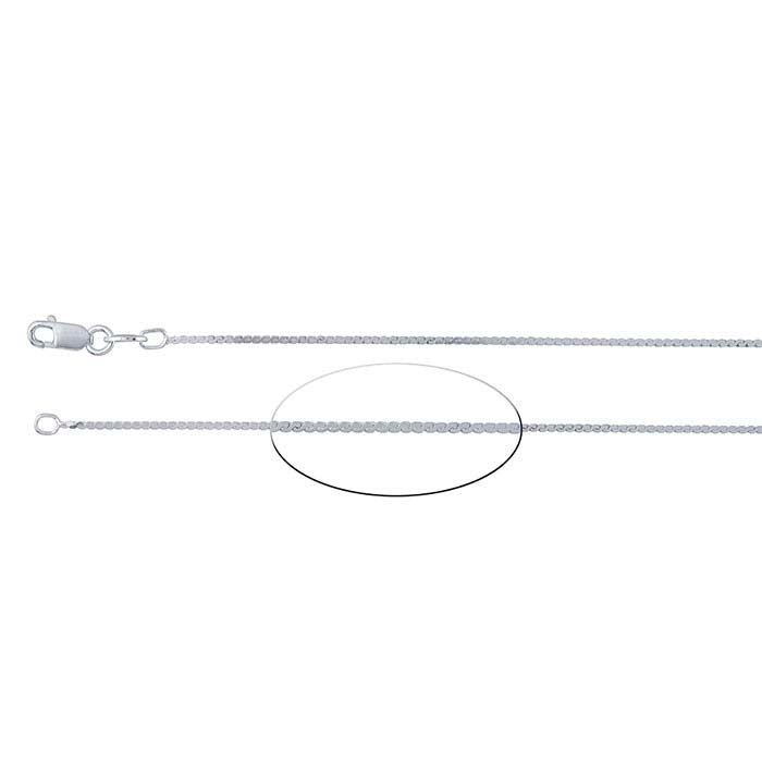 Sterling Silver Serpentine Chain