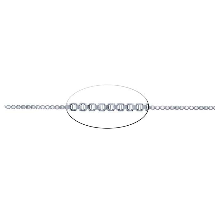 Sterling Silver Venetian Box Chain