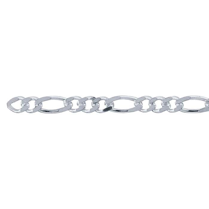 Diamond-Cut Figaro Chain