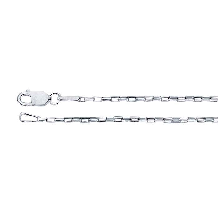 Sterling Silver Long Box Chain