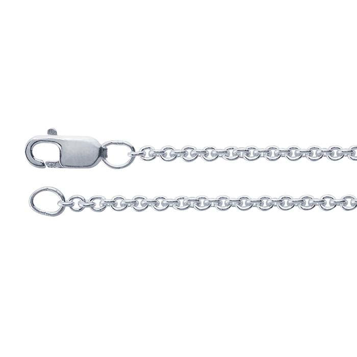 Sterling Silver Round Cable Chain