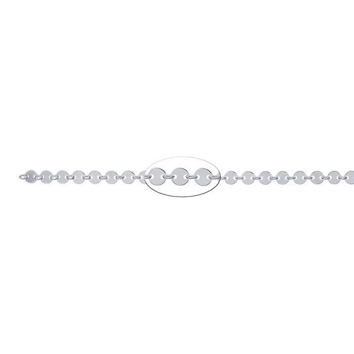 Sterling Silver Circle Link Chain