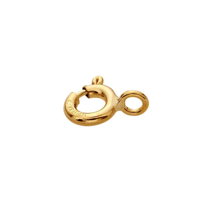 Spring Ring Clasp, with Ring