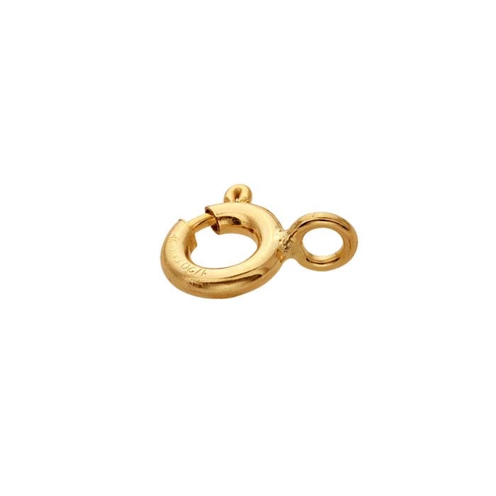 Spring Ring Clasp, with Ring