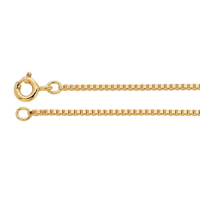 14/20 Yellow Gold-Filled Venetian Box Chain