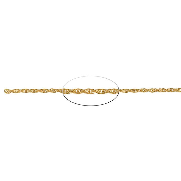 14/20 Yellow Gold-Filled Double-Rope Chain
