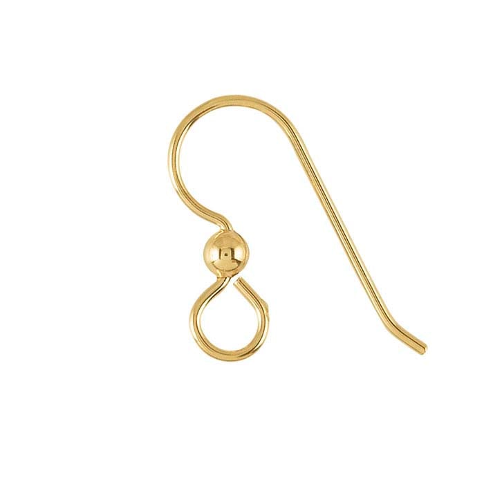 Heavy Ear Wire with Large Loop and Bead