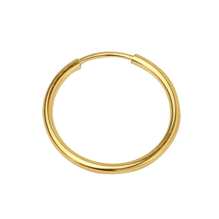 14/20 Yellow Gold-Filled Endless Hoop Earring