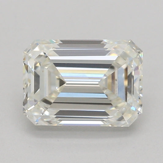 Laboratoriedyrket diamant 0,77 ct, smaragdslipt, H, VS1