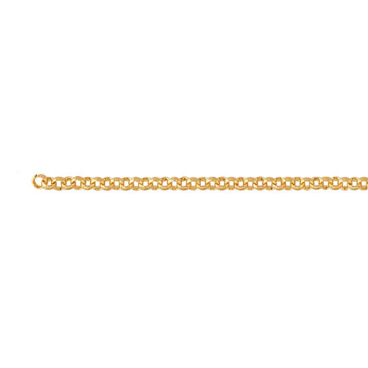 14/20 Yellow Gold-Filled Oval Rolo Chain