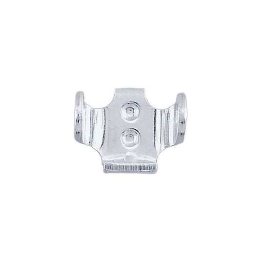 纯银大号夹式耳环接头