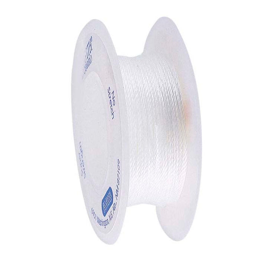 Stringth #1 White Bead Cord, 100 Yds.