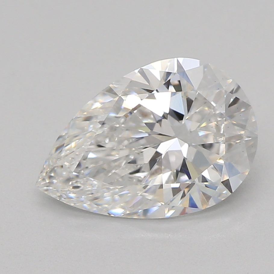 Laboratoriedyrket diamant 1,07 ct, pære, E, VS1