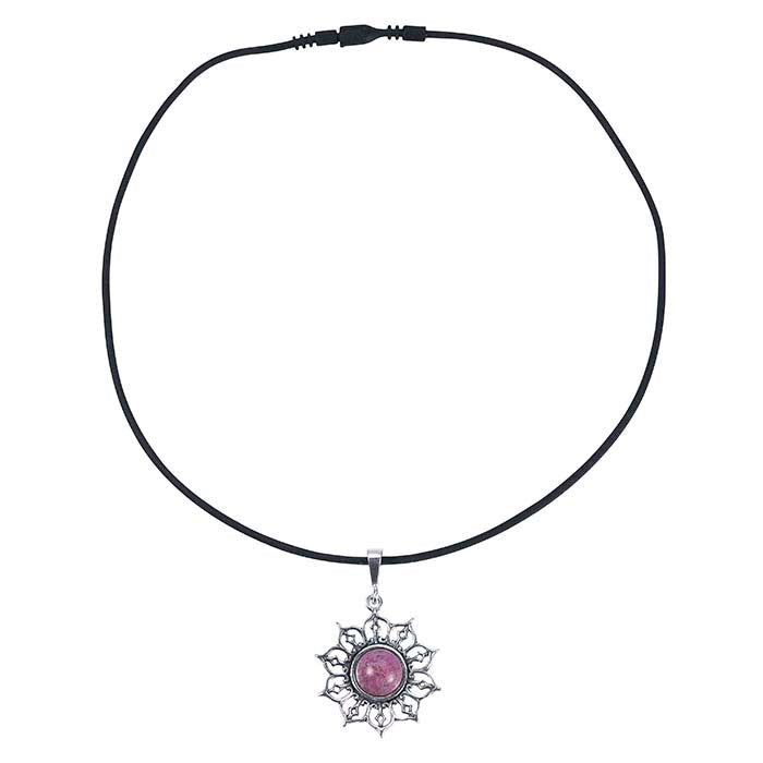 Sort silikone gummirør snor halskæde med låsespænde