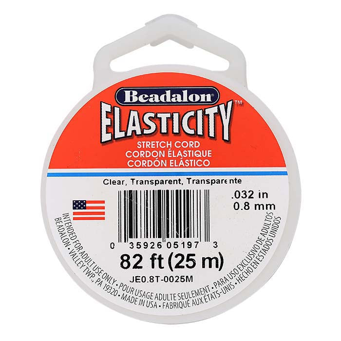 Beadalon® Elasticity™ Clear Stretch Cord