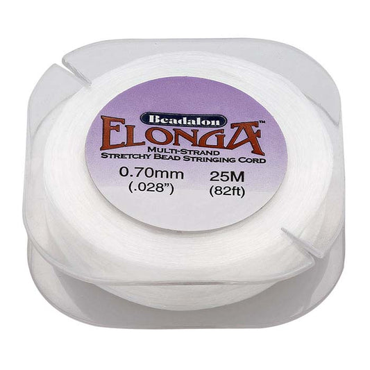 Beadalon® Elonga™ Klar Multi-Streng 0,71 mm Elastisk Perlesnor