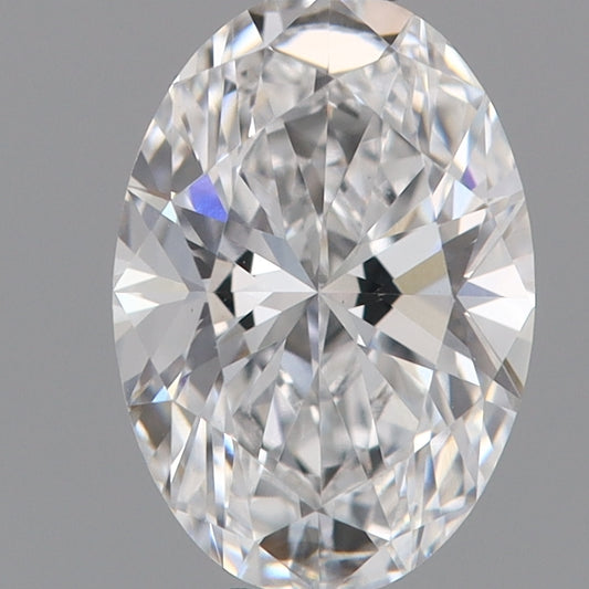 Lab-odlad diamant 1,06 ct, oval, D, VVS2