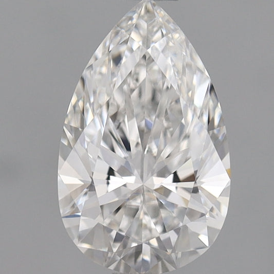 Lab-odlad diamant 1,05 ct, päron, E, VVS2
