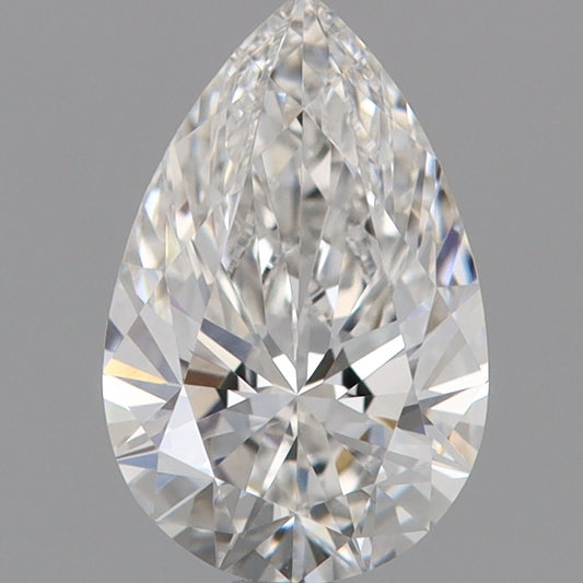 Lab-odlad diamant 1,08 ct, päron, E, VVS2