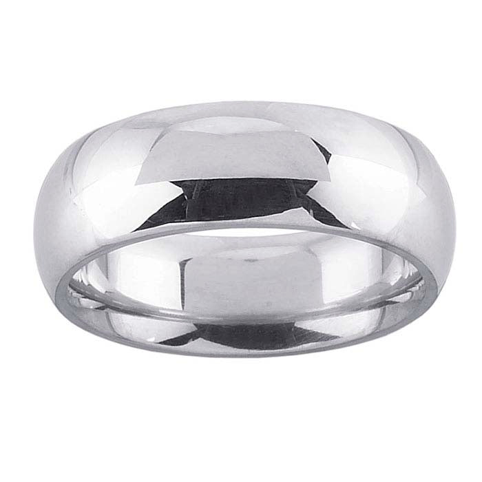 Nordt Sterling Silver Comfort Fit Wedding Band