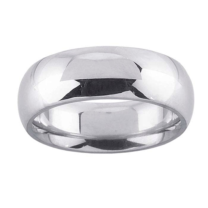 Nordt Sterling Silver Comfort Fit Wedding Band