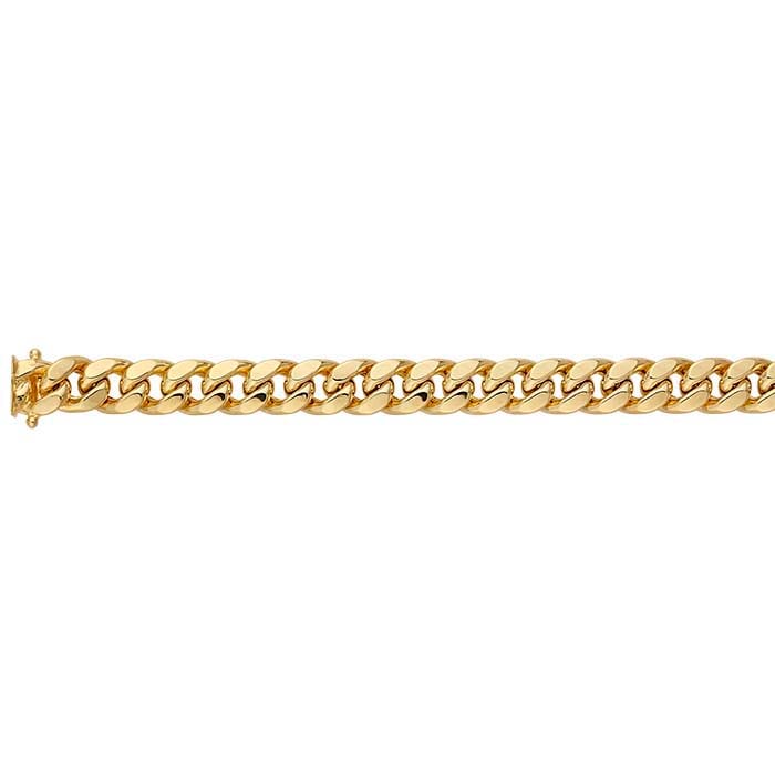 14K Yellow Gold Miami Cuban Bracelet