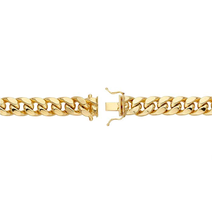 14K Yellow Gold Miami Cuban Bracelet