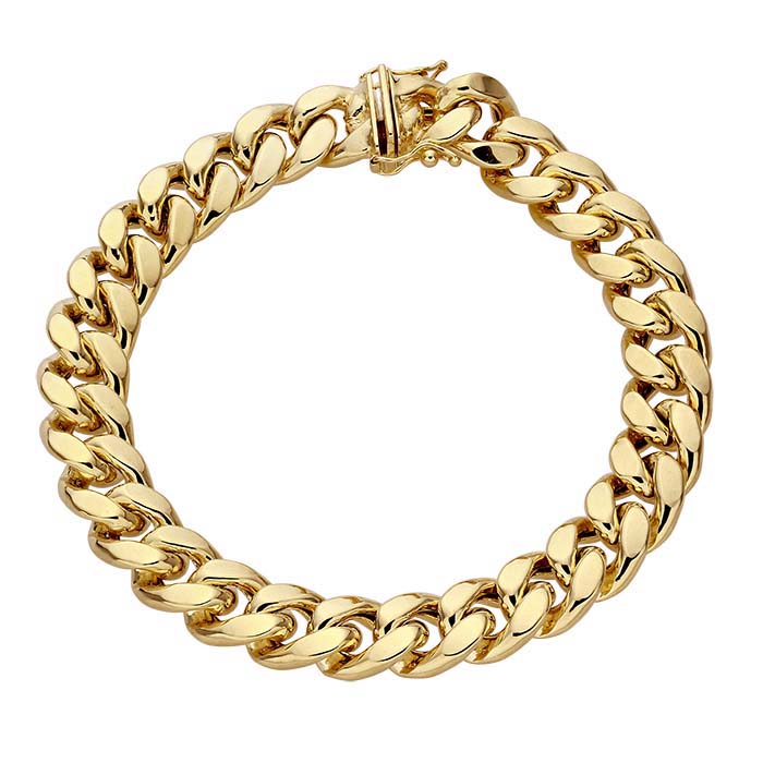 14K Yellow Gold Miami Cuban Bracelet
