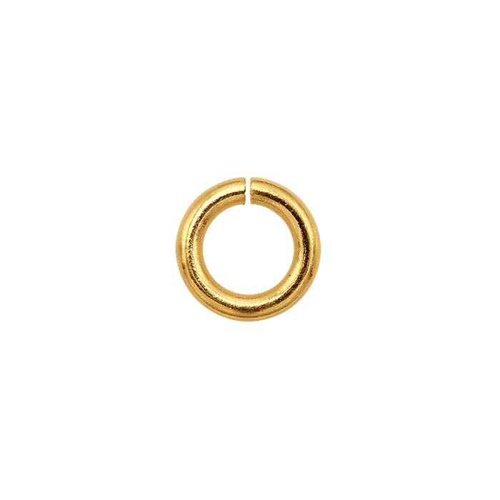 14K Yellow Gold Round Jump Ring