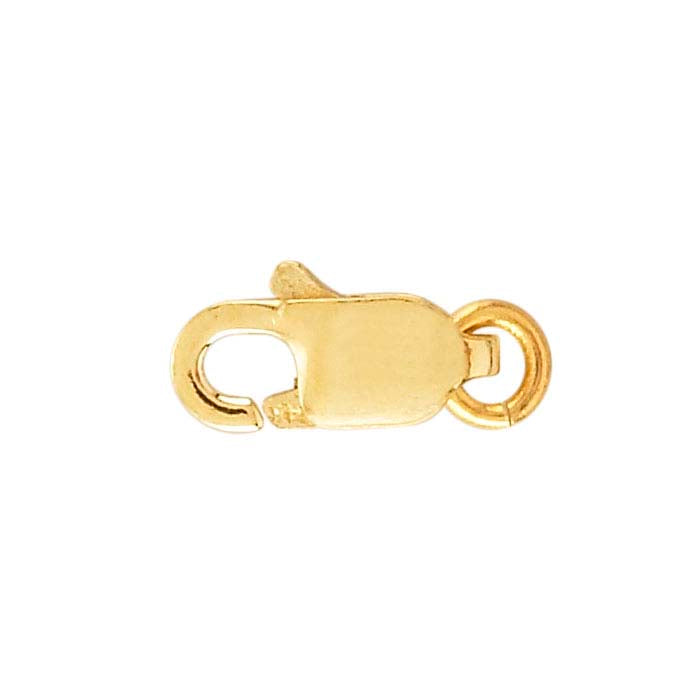 Oval Lobster Clasp with Open Ring