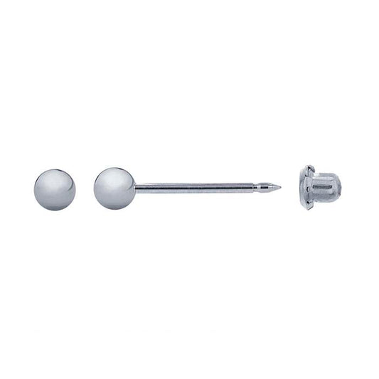 Inverness® Stainless Steel Piercing Earrings, Ball
