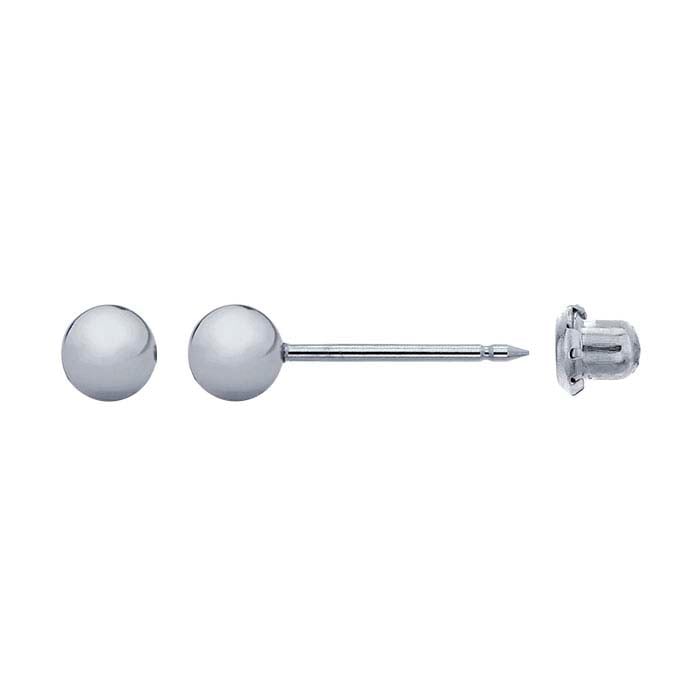 Inverness® Stainless Steel Piercing Earrings, Ball