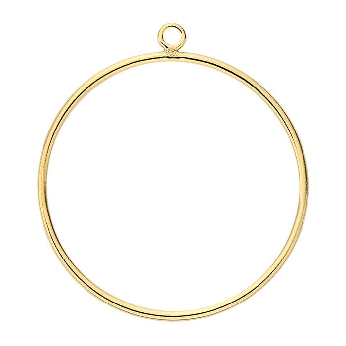 Komponenty kołowe z żółtego złota 14/20 z zamkniętym pierścieniem