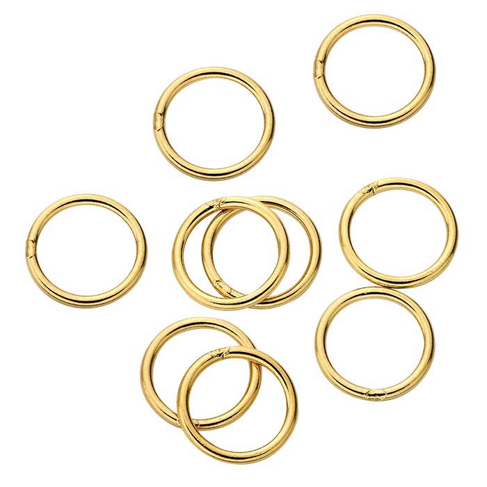 14/20 Yellow Gold-Filled Round Closed Ring