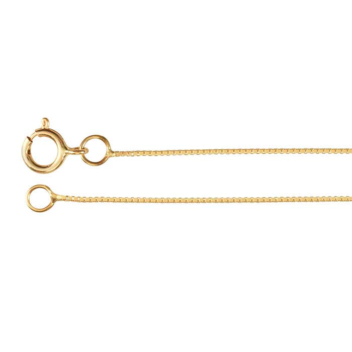 14K Yellow Gold Venetian Box Chain