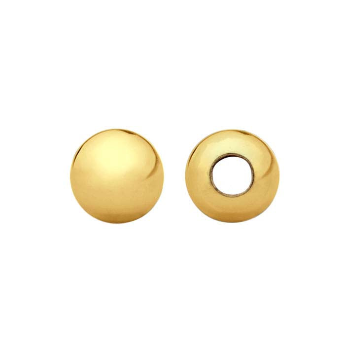 12/20 Yellow Gold-Filled Round Seamless Bead