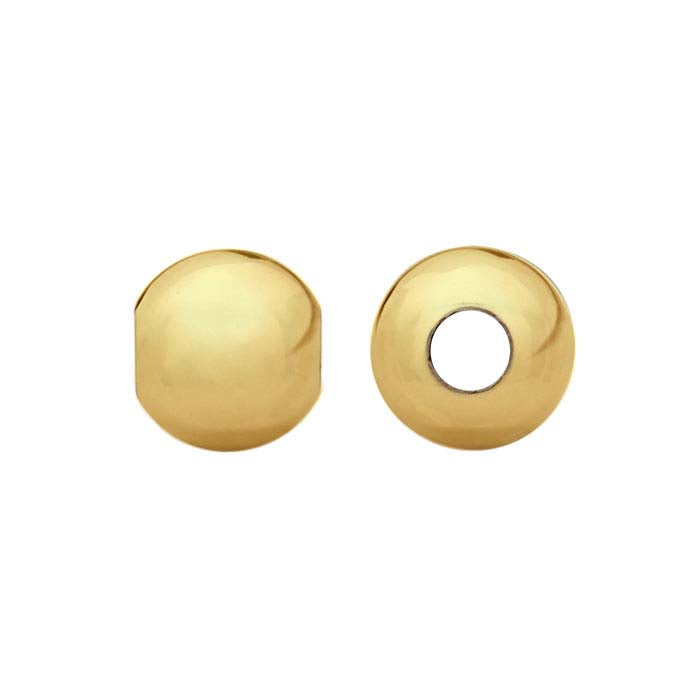 12/20 Yellow Gold-Filled Round Seamless Bead