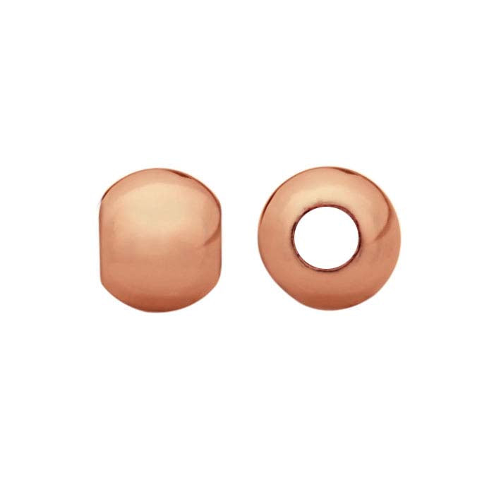 12/20 Rose Gold-Filled Round Seamless Bead