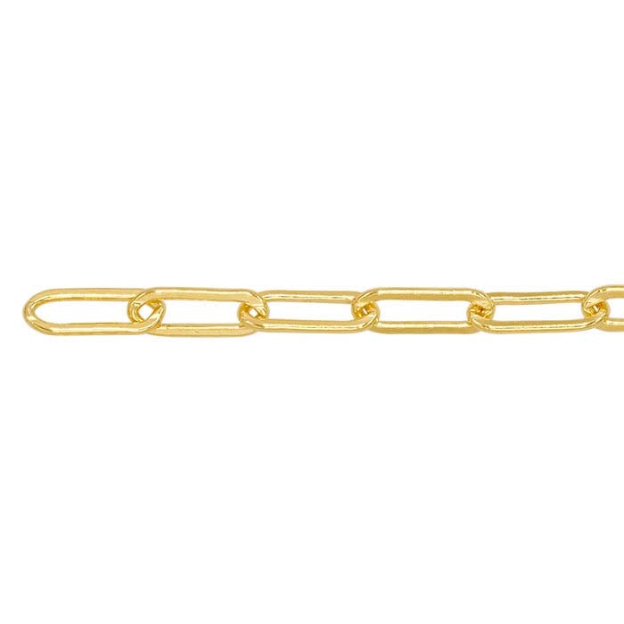 14/20 Yellow Gold-Filled Flat Drawn Oval Cable Chain