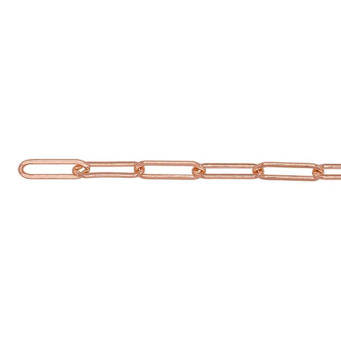 14/20 Rose Gold-Filled Flat Oval Cable Chain