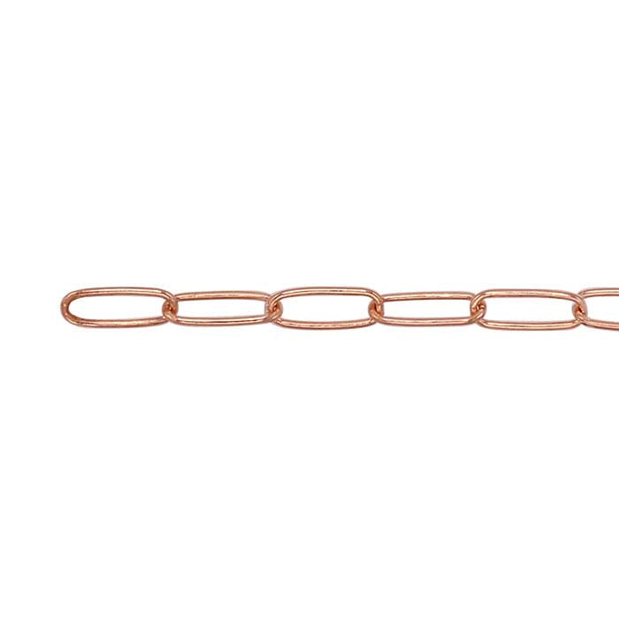 14/20 Rose Gold-Filled Oval Cable Chain