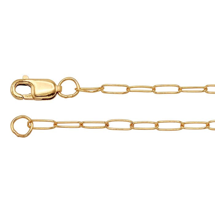 14/20 Yellow Gold-Filled Oval Cable Chain