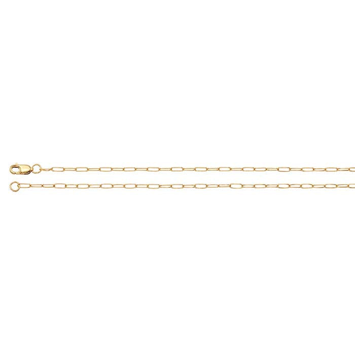 14/20 Yellow Gold-Filled Oval Cable Chain
