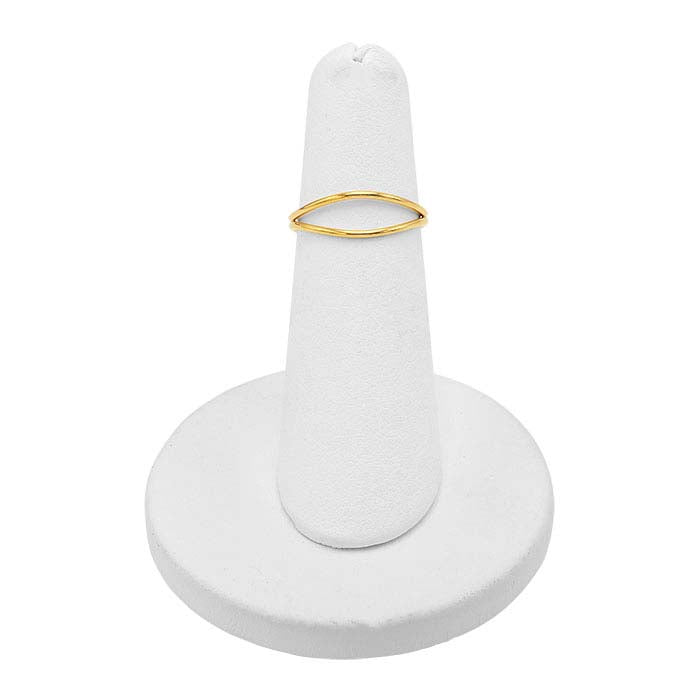 خاتم موجة مطلي بالذهب الأصفر عيار 14/20