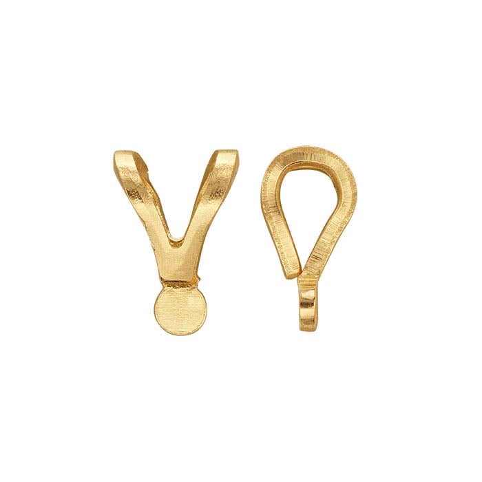 14K Yellow Gold Rabbit-Ear Bail with Solder Tab