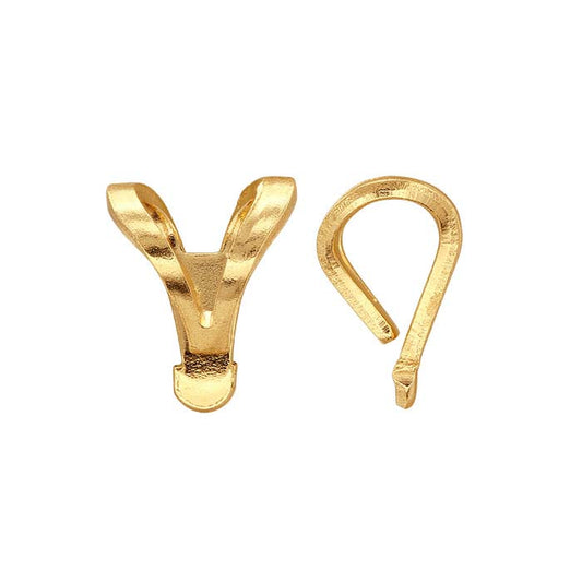 14K Yellow Gold Rabbit-Ear Bail with Solder Tab