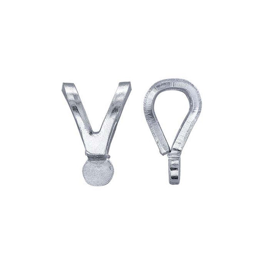 14K Gold Rabbit-Ear Pendant Bails with Solder Tab