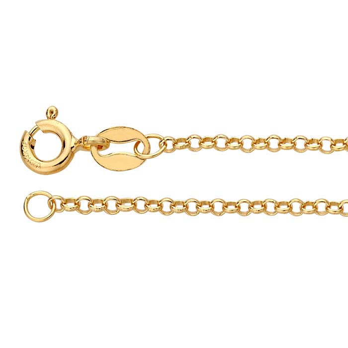 14/20 Yellow Gold-Filled Round Rolo Chain
